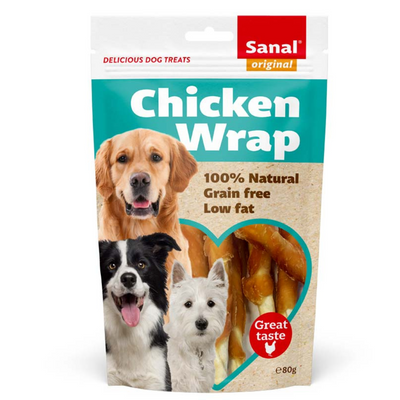 Sanal Dog Chicken Wrap 80g