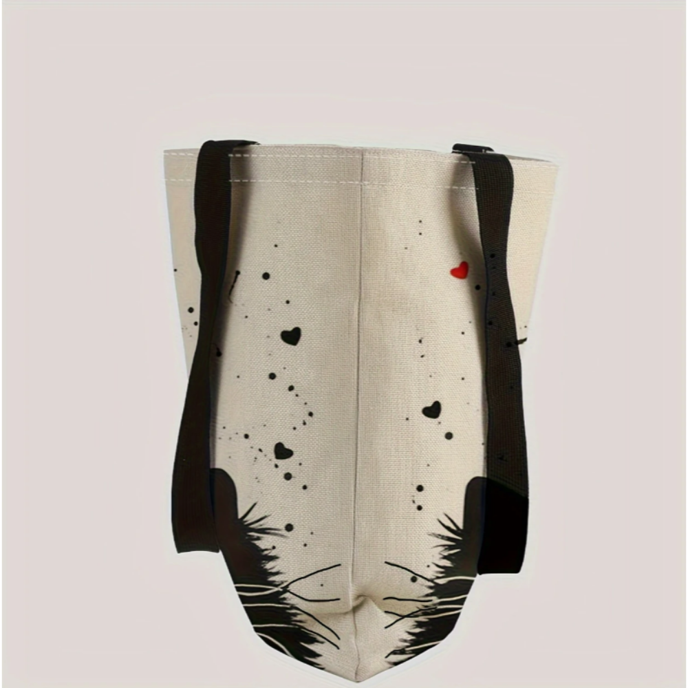 Fun Cat Canvas Tote Bag