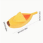 Banana Shaped Pet Bed 65cm
