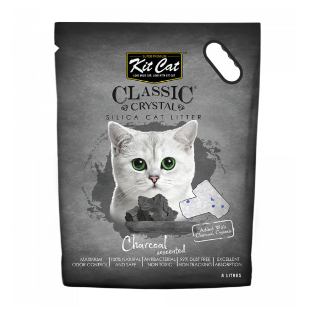 Kit Cat Crystal Cat Litter Charcoal 5L