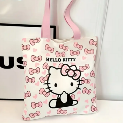 Hello Kitty Canvas Tote Bag