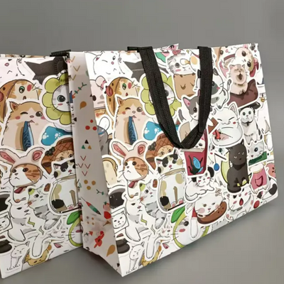 Cartoon Cat Tote Bag