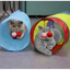 Nylon Cat Play Tunnel with Toys