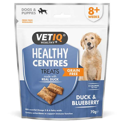 VetIQ Dog Healthy Centers Treats Duck & Blueberry 70g