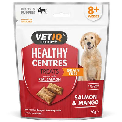 VetIQ Dog Healthy Centers Treats Salmon & Mango 70g