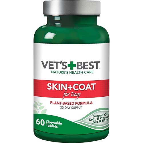 Vet's Best Skin and Coat 60 Tablets for Dogs