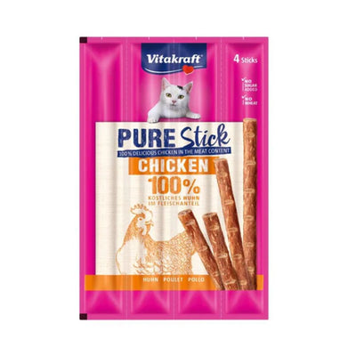 EXP 10JAN25 Vitakraft Cat Chicken Treats (4 sticks 20g)