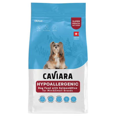 Caviara Dog Hypoallergenic Mini and Small Breeds Salmon 2kg