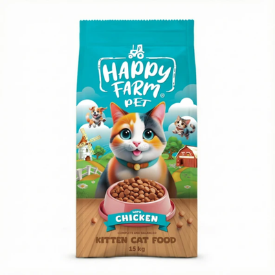 Happy Farm Kitten Chicken 15kg