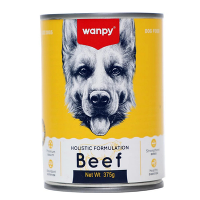 Wanpy Dog Beef Chunks 375g