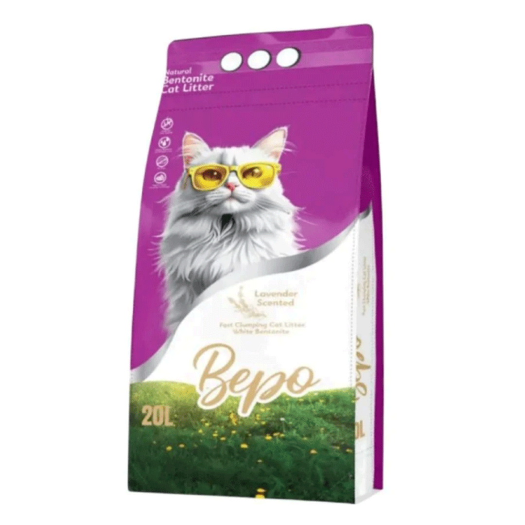 Bepo Clumping Cat Litter Lavender 20L