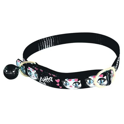 Zolux Ladycat Black Cat Collar with Bell