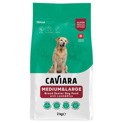 Caviara Senior Dog Lamb & Rice 2kg