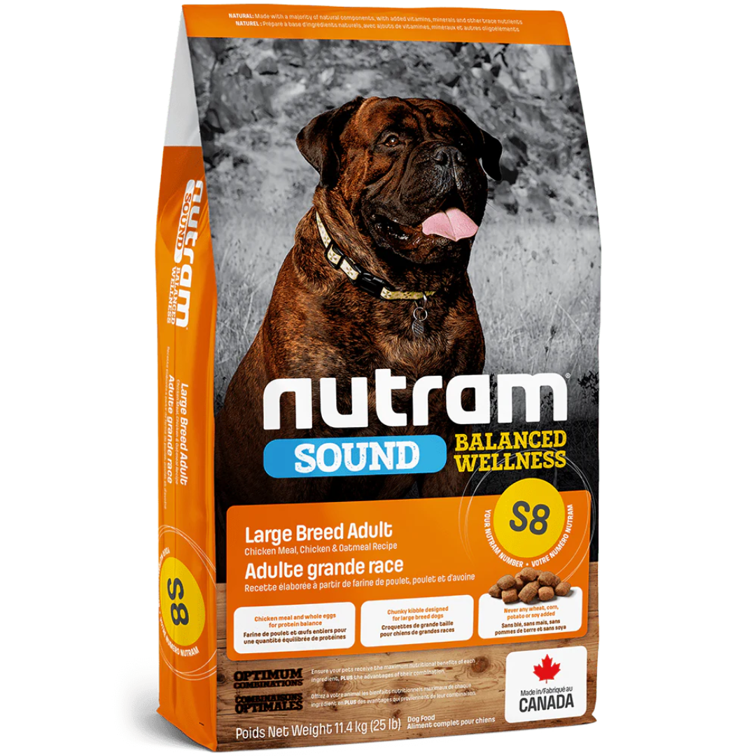Nutram Dog Large Breed Chicken S8 11.4kg