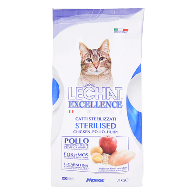 LeChat Excellence Cat Sterilised Chicken 1.5kg