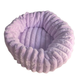 Round Pet Bed Purple 60x60cm