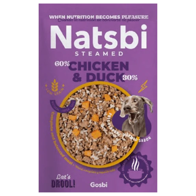 Natsbi Dog Steamed Chicken & Duck 500g