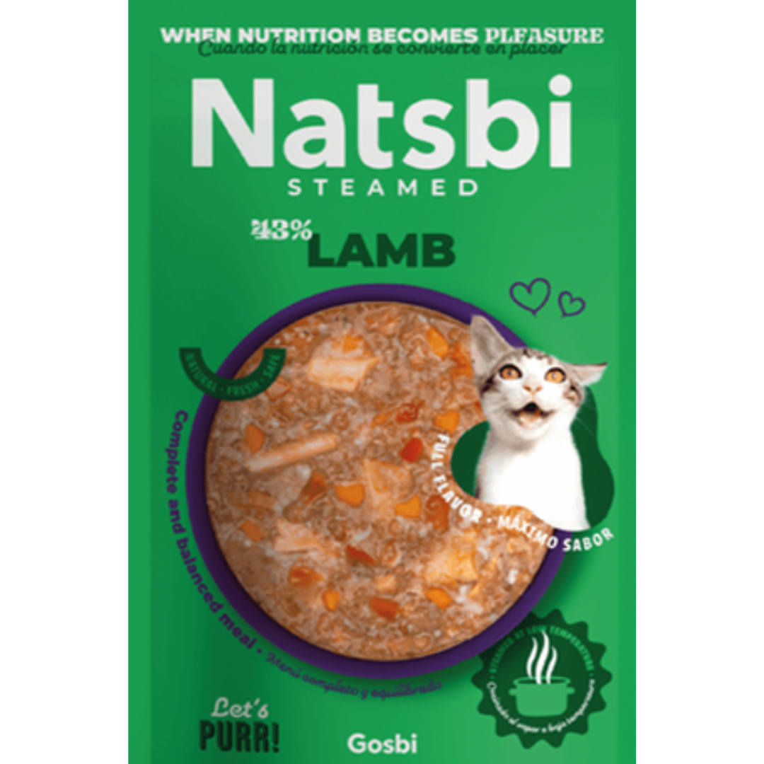 Natsbi Cat Steamed Lamb 80g
