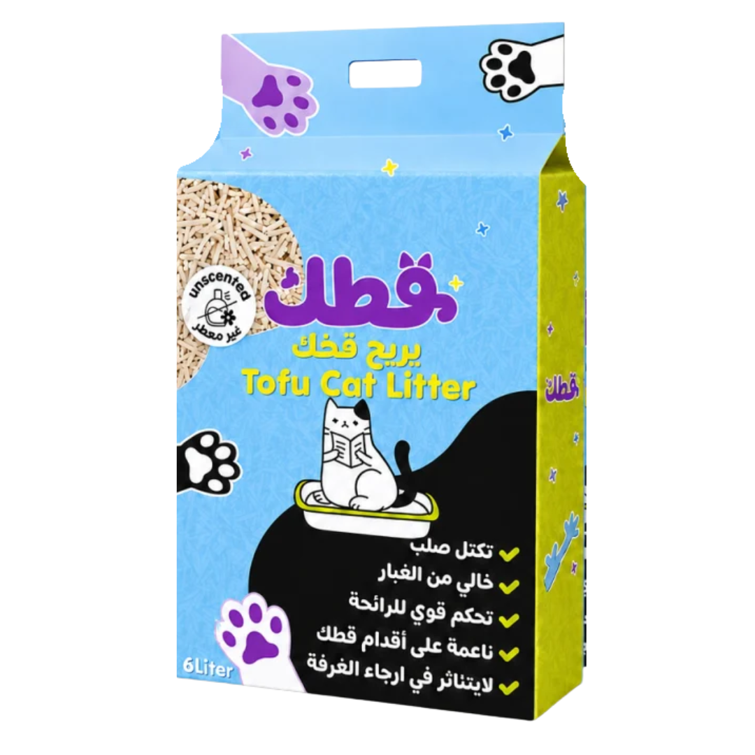 رمل قطك كتل الصويا بدون رائحة 6 لتر