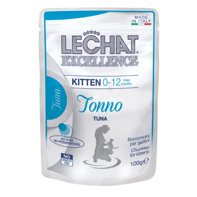 LeChat Excellence Kitten Tuna Chunks 100g