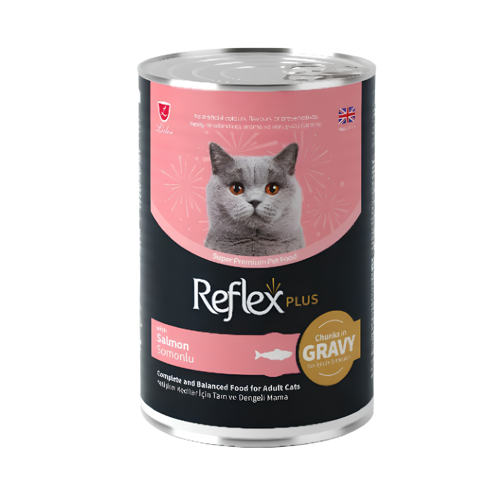 Reflex Plus Cat Salmon Chunks in Gravy 400g