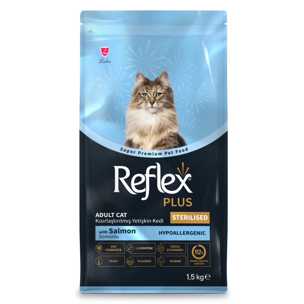 Reflex Plus Sterilised Cat Hypoallergenic Salmon 1.5kg