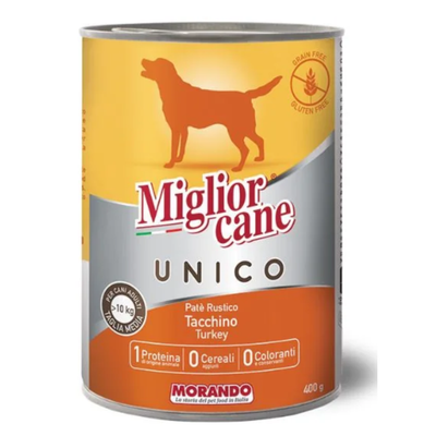 Migliorcane Unico Dog Turkey 400g