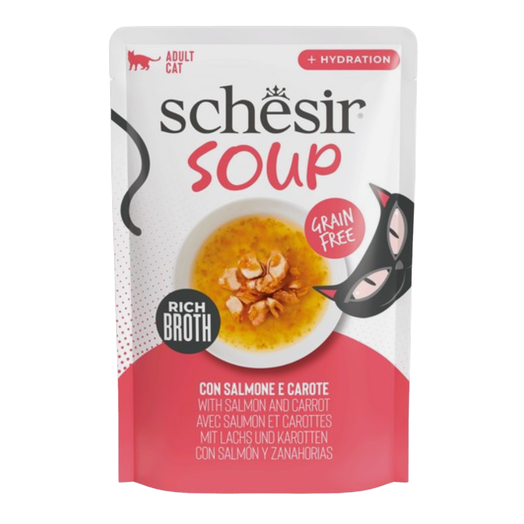 Schesir Cat Salmon & Carrot Soup 40g