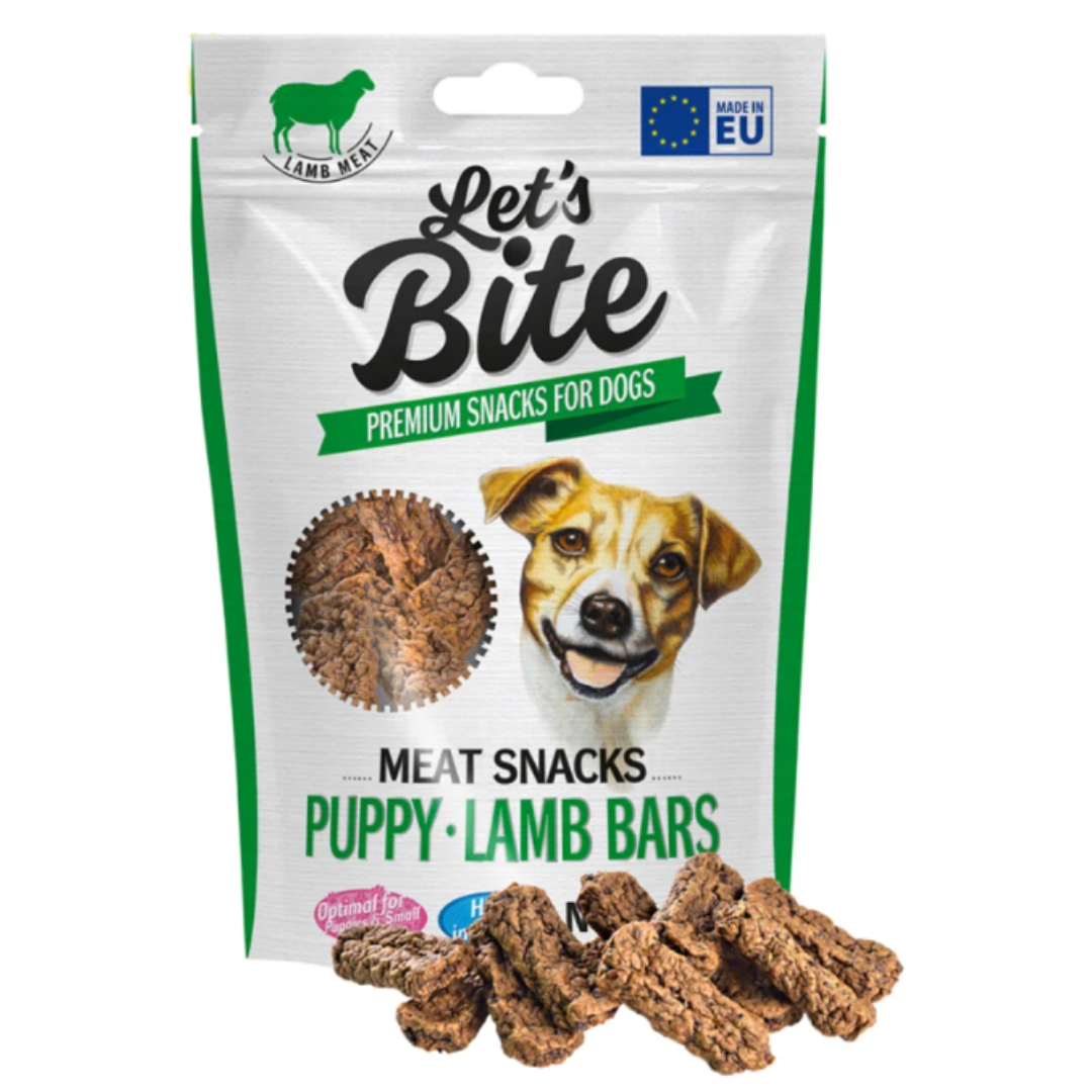 Brit Let's Bite Puppy Treat Lamb 80g