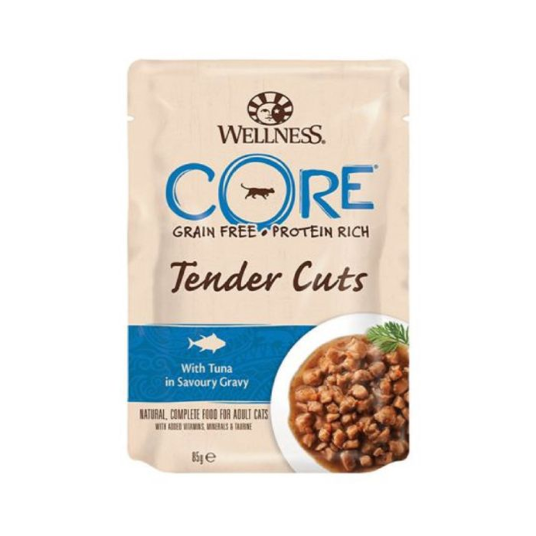 Wellness Core Cat Tender Cuts Tuna in Gravy 85g
