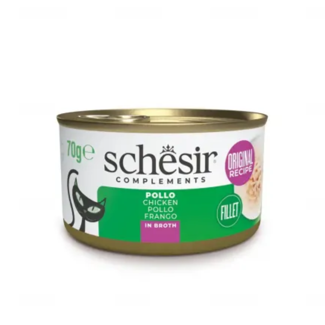Schesir Cat Compliment Chicken in Broth 70g