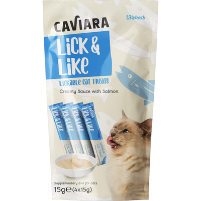 Caviara Cat Treat Salmon 4x15g