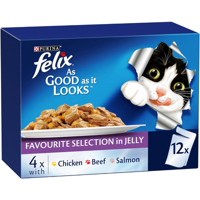 Felix Favourite Selection in Jelly 12x85g