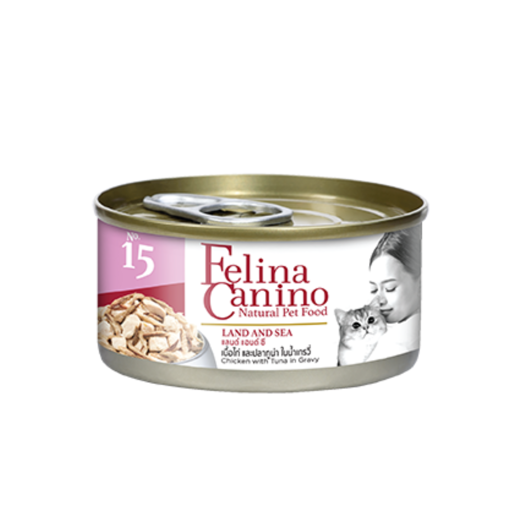 Felina Canino Cat Chicken & Tuna in Broth 70g
