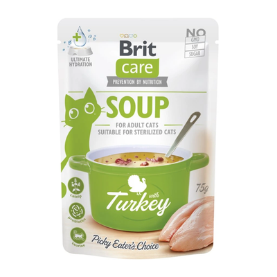 Brit Care Cat Soup with Turkey 75g