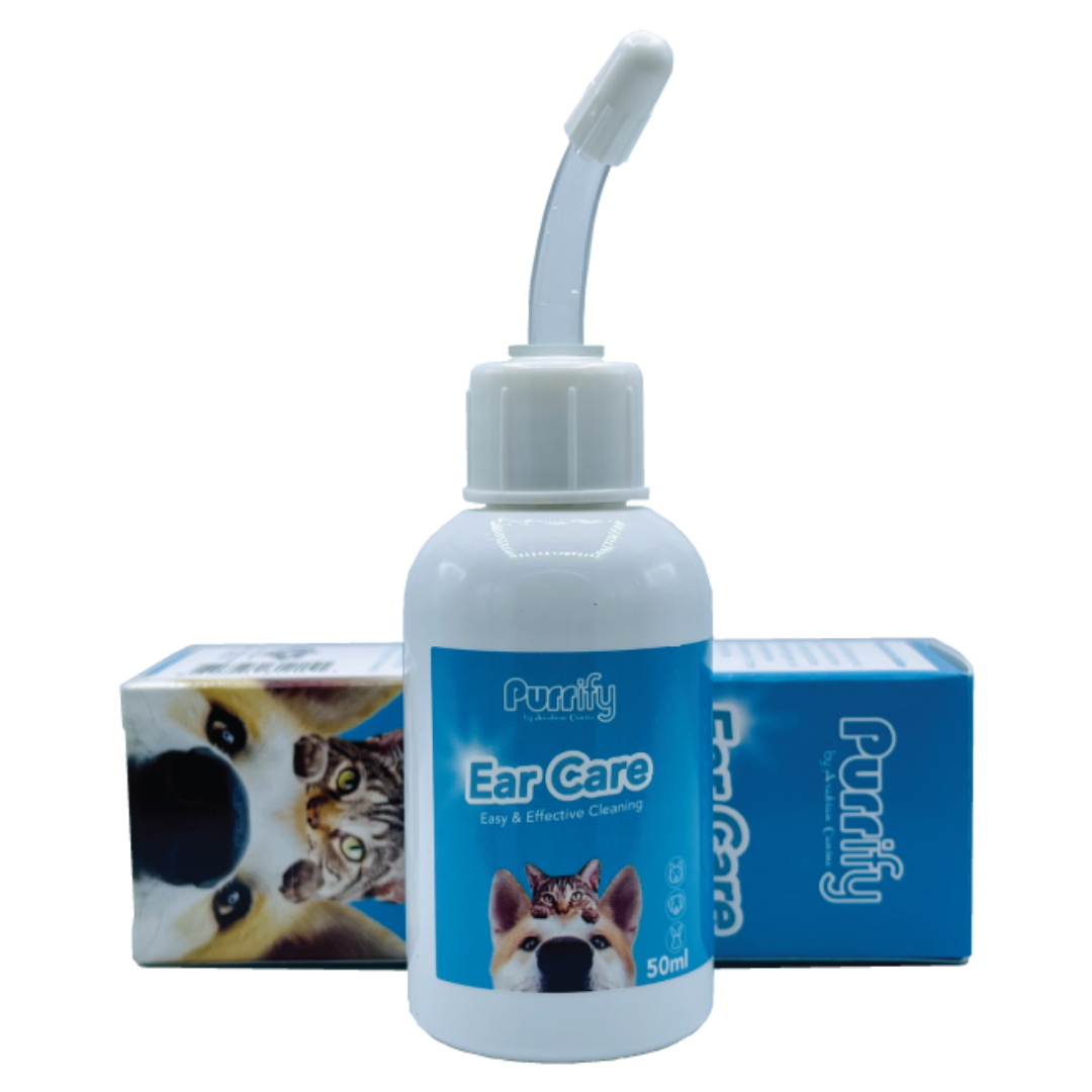 Purrify Ear Care Drops For Cats & Dogs 50ml
