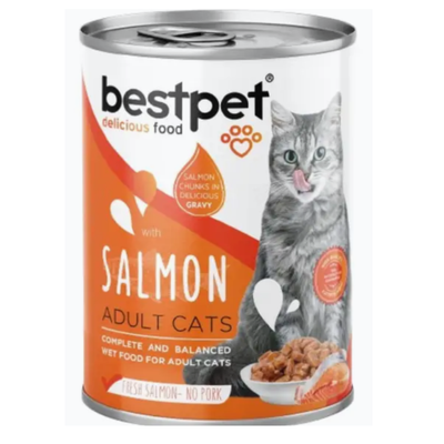 BestPet Cat Salmon in Gravy 400g