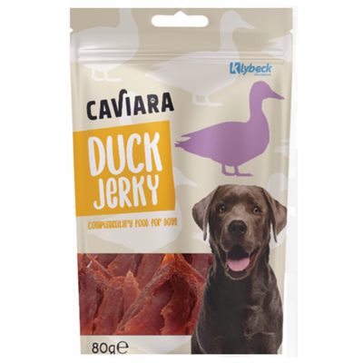 Caviara Dog Duck Jerky 80g