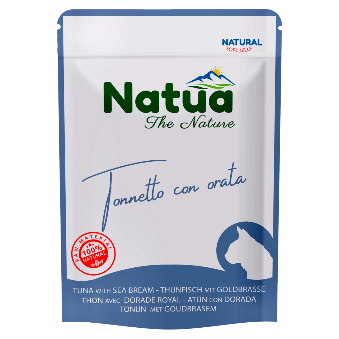 Natua Cat Tuna & Sea Bream in Jelly 70g Pouch