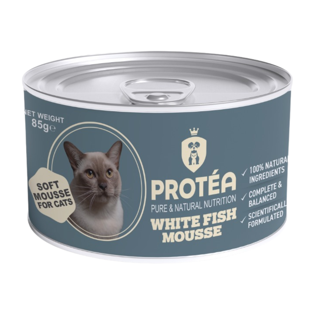 Protea Cat White Fish Mousse 85g
