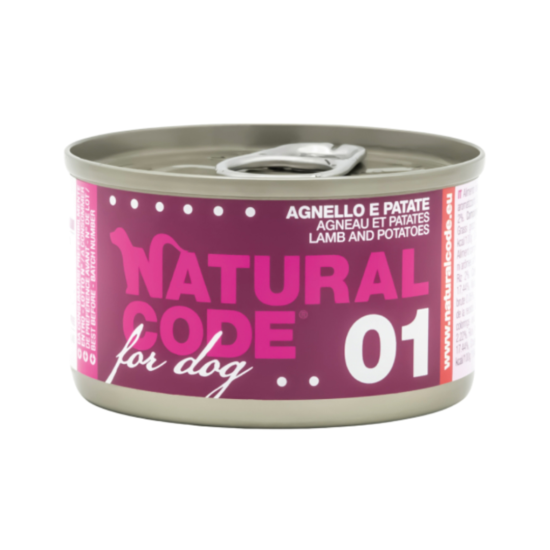Natural Code Dog Lamb & Potato 90g