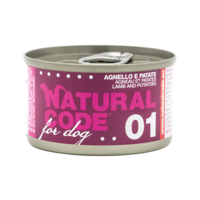 Natural Code Dog Lamb & Potato 90g