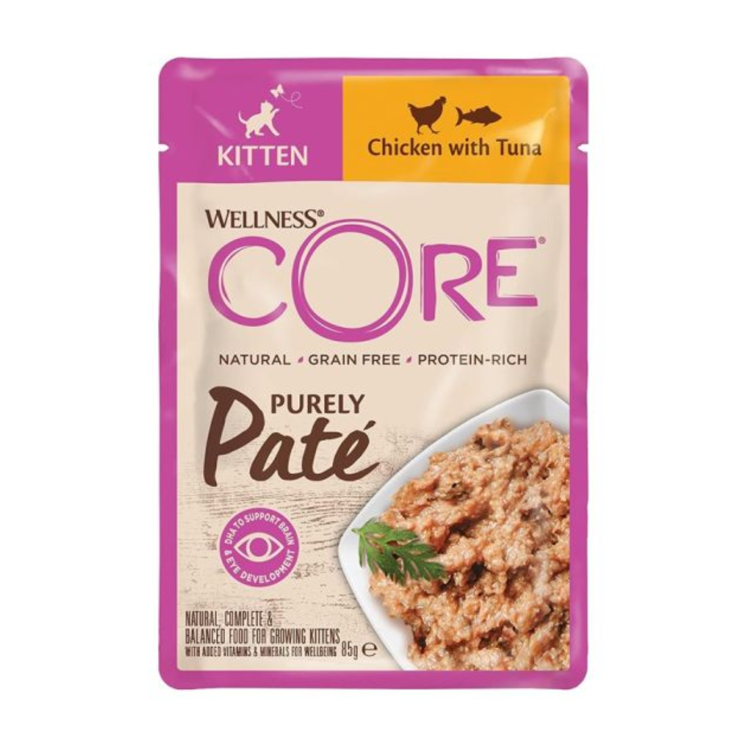 Wellness Core Kitten Purely Pate Chicken & Tuna 85g