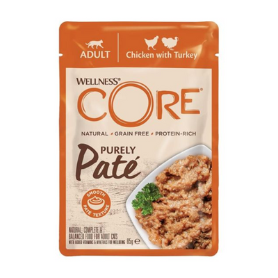 Wellness Core Cat Purely Pate Chicken & Turkey 85g