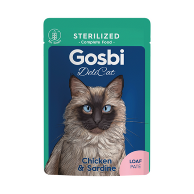 Gosbi Delicat Sterilised Chicken and Sardine Pate 70g