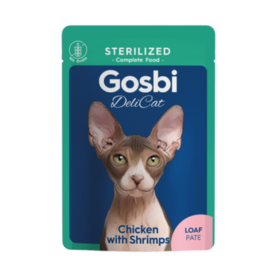 Gosbi Delicat Sterilised Chicken and Shrimp Pate 70g