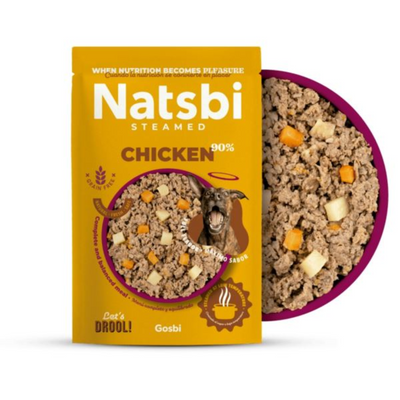 Natsbi Dog Steamed Chicken 500g