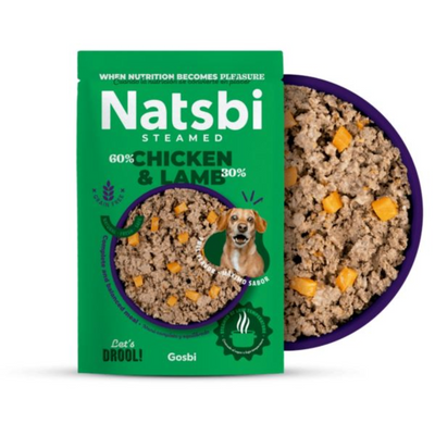 Natsbi Dog Steamed Chicken and Lamb 500g