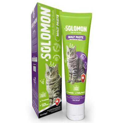 Solomon Cat Anti Hairball Malte Paste 100g