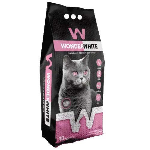 Wonder White Clumping Cat Litter Baby Powder 10kg